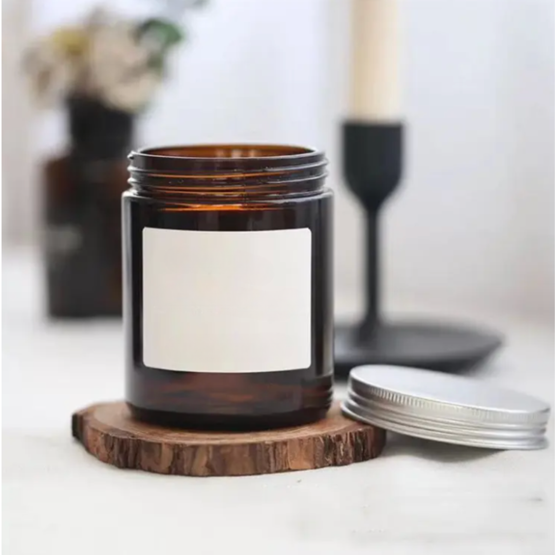 Amber Candle Jars