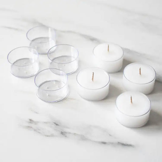 Standard Plastic Tealight Cups (Clear)