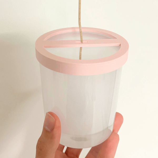 250ml Amber Jar Wick Holders 10-Pack - Image 2